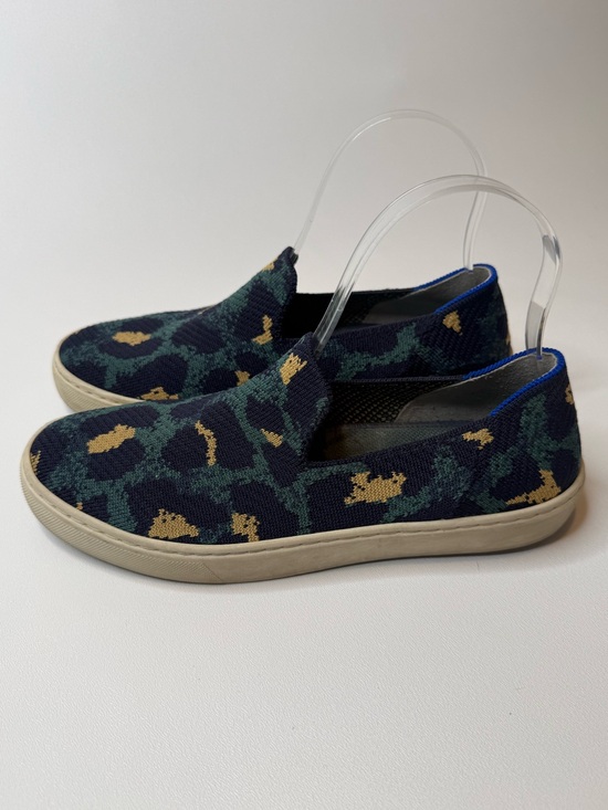 Rothy's Shoes - Rothy's The Original Slip-On Sneakers Blue Spot Leopard Size 7.5